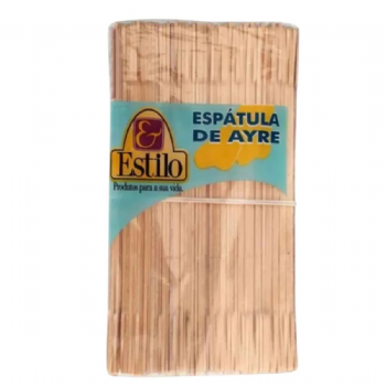 Esptula de ayres de madeira c/100 Estilo