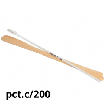 Kit auxiliar para papanicolaou descartvel escova + esptula Kolplast pct.c/200