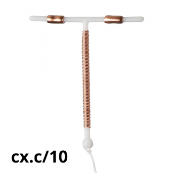 Dispositivo intra-uterino Optima TCU 380A DIU cx.c/10
