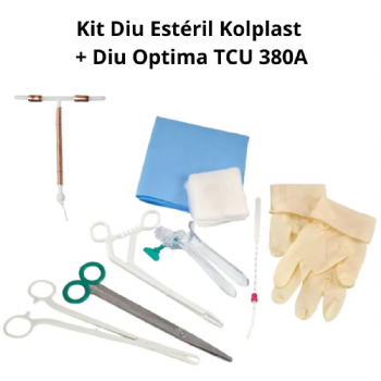Kit diu estril kolplast + Diu Optima TCU 380A