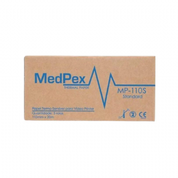 Papel para ultrassom 110mmx20mt 110S Medpex cx.c/05 rl