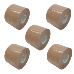 Kit 05 Fita Bandagem El�stica Funcional Kinesio Taping Dermatape