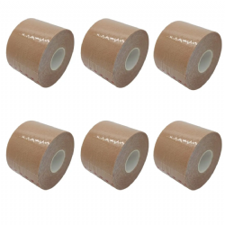 Kit 06 Fita Bandagem El�stica Funcional Kinesio Taping Dermatape