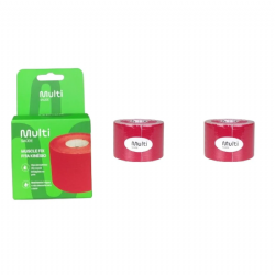 Kit 02 Fita Bandagem El�stica Funcional Kinesio Taping Muscle Fix - Multilaser Sa�de