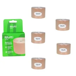 Kit 05 Fita kin�sio Multilaser Sa�de