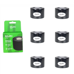 Kit 06 Fita Bandagem El�stica Funcional Kinesio Taping Muscle Fix - Multilaser Sa�de