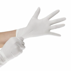 Luva de procedimento em l�tex com p� c/100 Medix