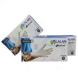 Luva de procedimento em l�tex sem p� c/100 Safemax