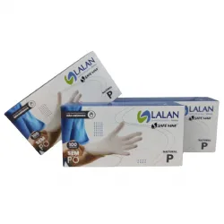 Luva de procedimento em l�tex sem p� c/100 Safemax