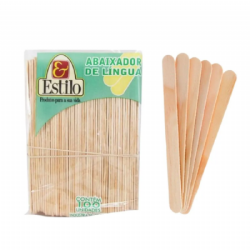 Abaixa l�ngua de madeira c/100 Estilo