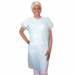 Avental paciente sem mangas 30G Dejamaro pct.c/10