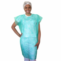 Avental paciente sem mangas 30G Dejamaro pct.c/10