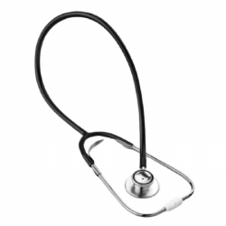 Estetosc�pio duplo Multilaser Sa�de