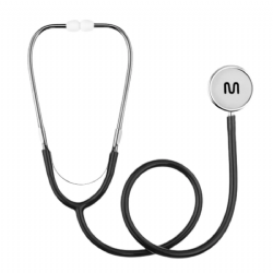 Estetosc�pio duplo Multilaser Sa�de