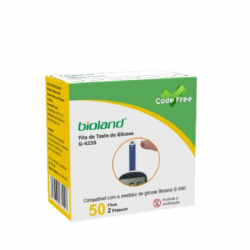 Fita para glicosmetro G-423S c/50 Bioland