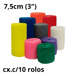 Atadura gessada sint�tica Hygia Cast 7,5cm x 3,6m c/10 rolos