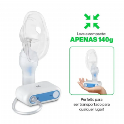 Inalador compressor Neb Compact HC025 Multilaser Sa�de