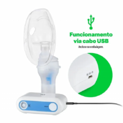 Inalador compressor Neb Compact HC025 Multilaser Sa�de