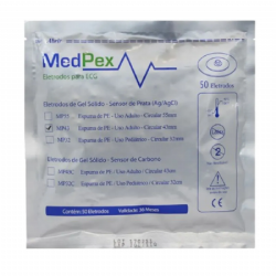 Eletrodo cardiol�gico adulto Medpex MP-43 cx.c/1000