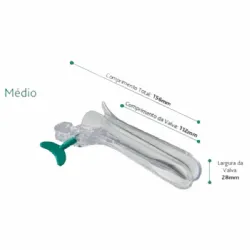 Esp�culo ginecol�gico Vagispec Kolplast M c/20
