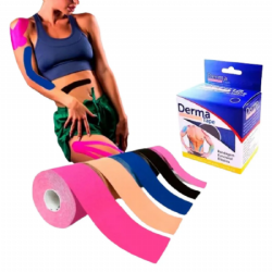 Kit 04 Fita Bandagem El�stica Funcional Kinesio Taping Dermatape