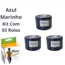 Kit 03 Fita Bandagem El�stica Funcional Kinesio Taping Tmax