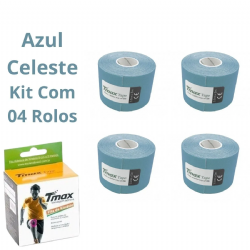 Kit 04 Fita Bandagem El�stica Funcional Kinesio Taping Tmax