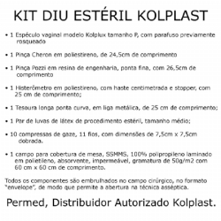 Kit diu est�ril Kolplast cx.c/12