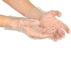 Luva ginecol�gica pl�stica est�ril embalada individualmente c/100 Luplast