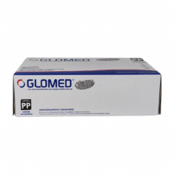 Luva de procedimento nitr�lica sem p� Preta c/100 Glomed