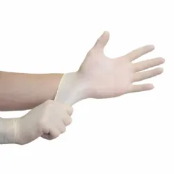 Luva de procedimento em l�tex sem p� c/100 Medix