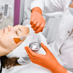 Luva de procedimento em l�tex sem p� Orange c/100 Unigloves