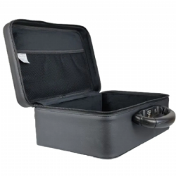 Maleta acad�mica 634 Panton - Preto - Couro Uruguaio Sint�tico