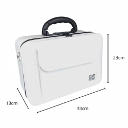 Maleta com divis�rias e al�a C136 Panton - Branco - Dunes