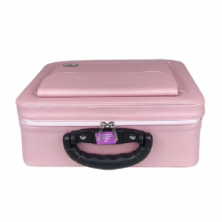 Maleta com divis�rias e al�a C136 Panton - Rosa - Dunes