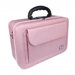 Maleta com divis�rias e al�a C136 Panton - Rosa - Dunes