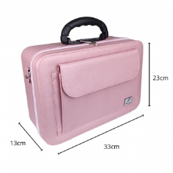 Maleta com divis�rias e al�a C136 Panton - Rosa - Dunes