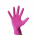 Luva de procedimento nitrlica sem p Rosa c/100 Supermax