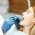 Luva de procedimento nitrlica sem p Azul c/100 Unigloves