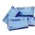 Luva de procedimento nitrlica sem p Azul c/100 Glomed