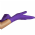 Luva de procedimento em ltex com p Purple c/100 Unigloves