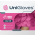 Luva de procedimento em ltex com p Rosa c/100 Unigloves
