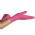 Luva de procedimento em ltex com p Rosa c/100 Unigloves