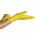 Luva de procedimento em ltex sem p Yellow c/100 Unigloves